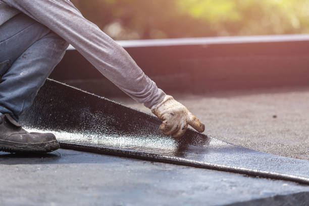 Professional Wet Basement Repair technician working in Lake George, MI
